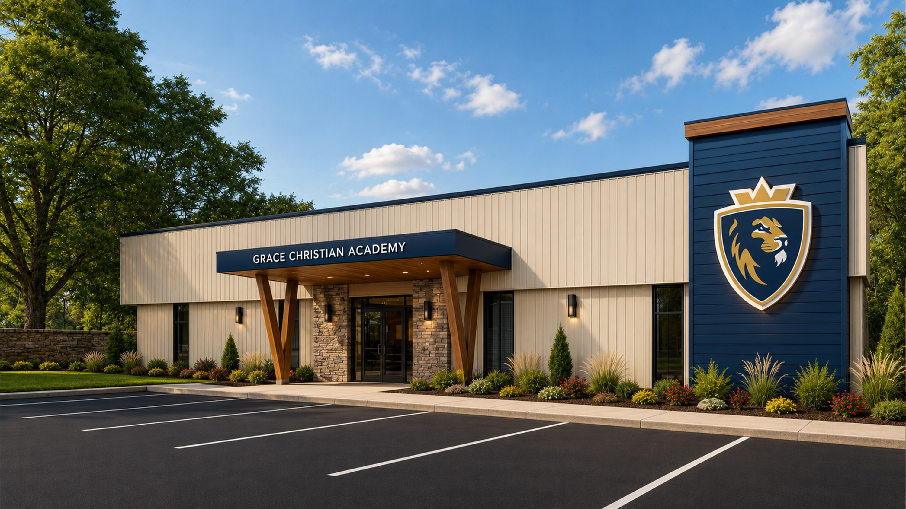 Rendering of the new campus