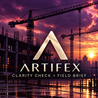 Artifex Clarity Check Field Brief logo