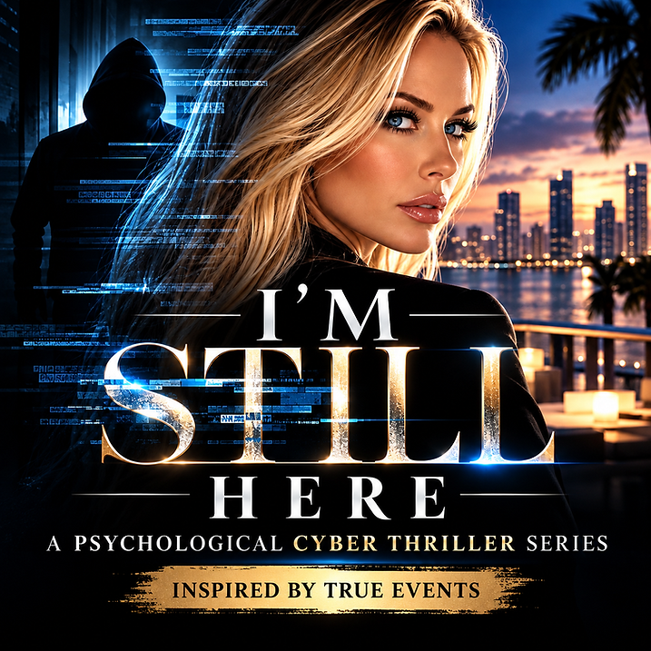 I'm Still Here — official promotional key art for the psychological cyber thriller series