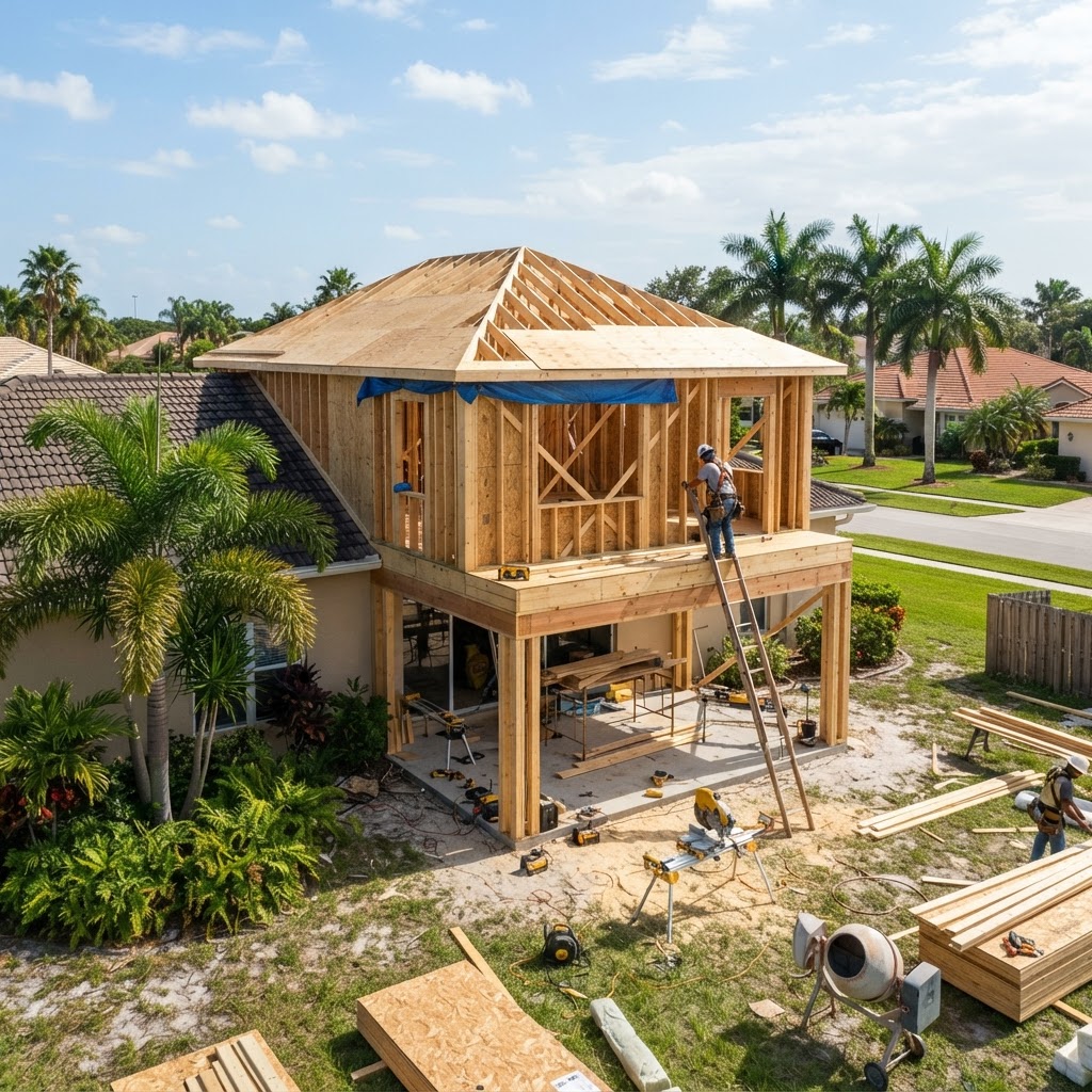 Home Additions service in Broward County, South Florida — Rhooms Renovation Handyman