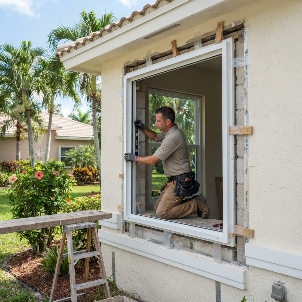 Door & Window Installation service in Broward County, South Florida — Rhooms Renovation Handyman