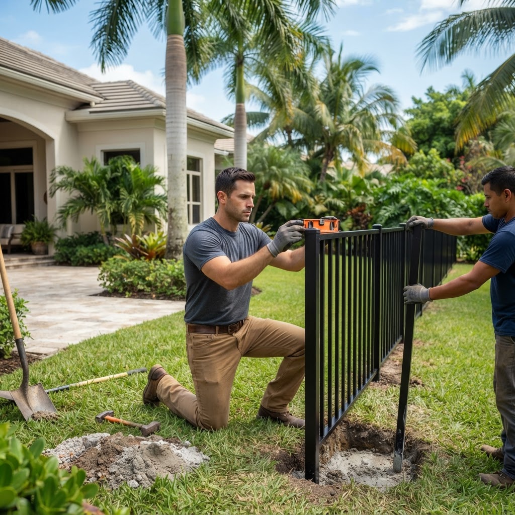 Fence Installation service in Broward County, South Florida — Rhooms Renovation Handyman