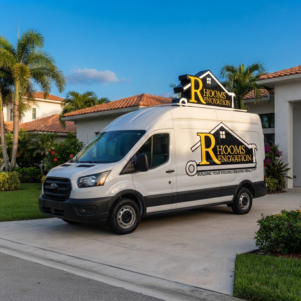 Rhooms Renovation branded service van