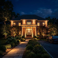 Brick Estate Uplighting