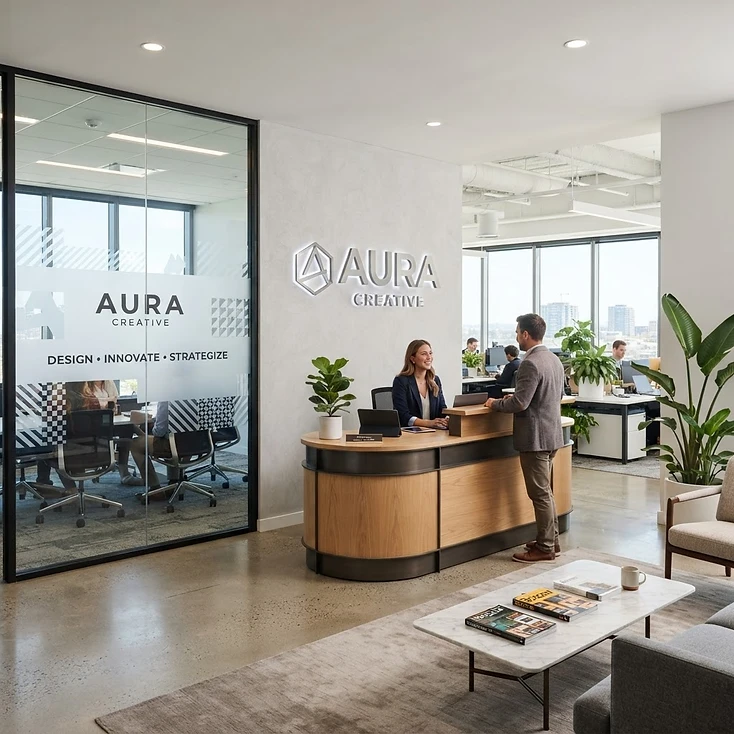Reception Wall Graphics