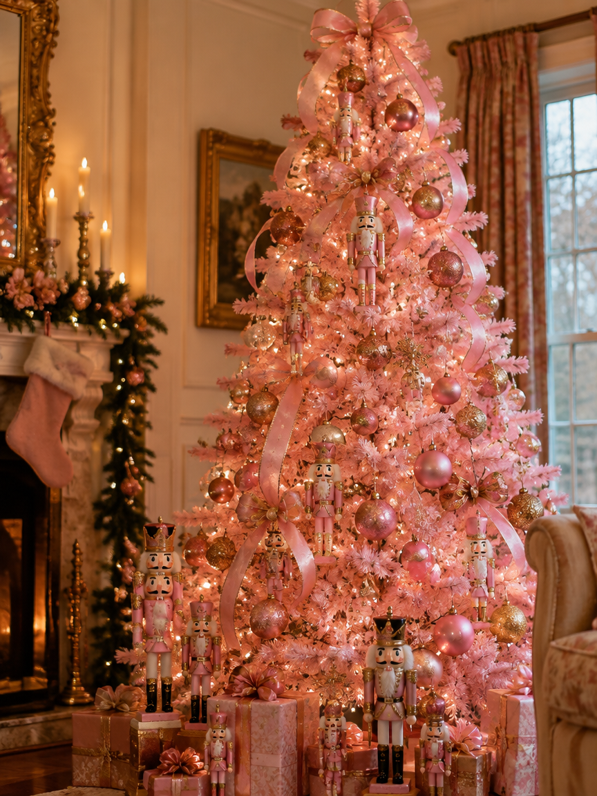 Pink Nutcracker Theme Tree
