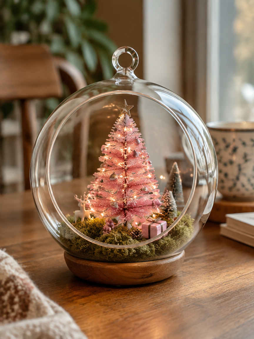 Pink Terrarium Tree