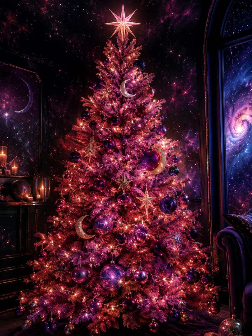 Pink Galaxy Theme Tree