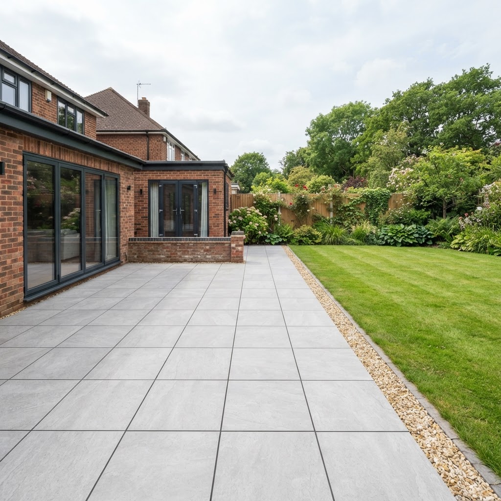 Porcelain & Stone Patios by TRUE PAVE UK LTD