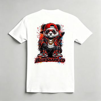 Gold Chain Panda — White