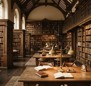 Library imagery · illustrative