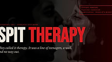 The Spit Therapy title plate