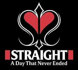 The article title mark: the Straight crest above the words A Day That Never Ended