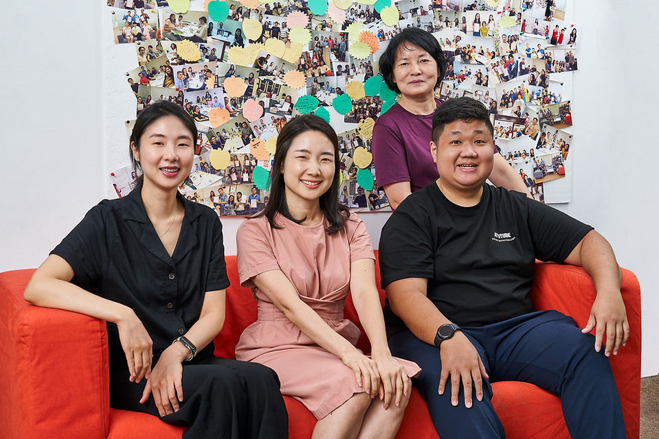 Hana Korean Language School team at our Singapore studio