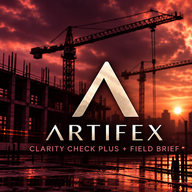 Artifex Clarity Check Plus Field Brief logo