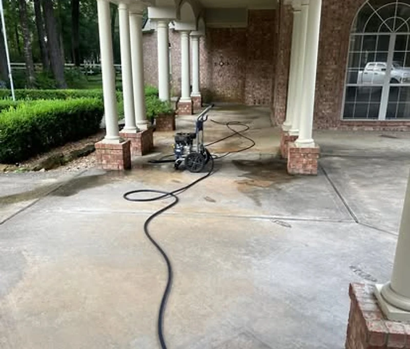 Freshly cleaned exterior property