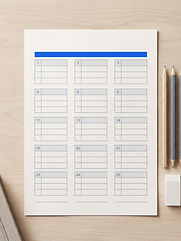 Weekly Study Planner template