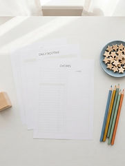 Kids Chore Chart template