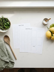Weekly Meal Planner template