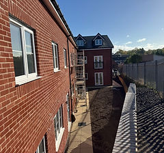 Brick Facade — Works Underway