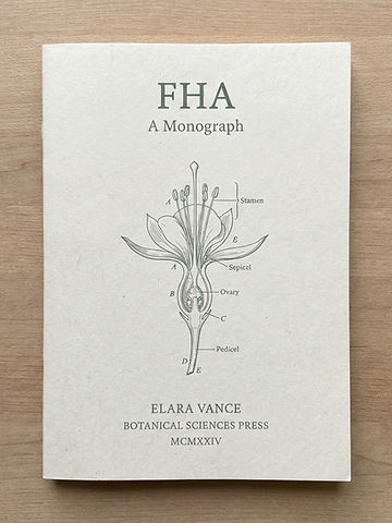 The FHA Monograph cover