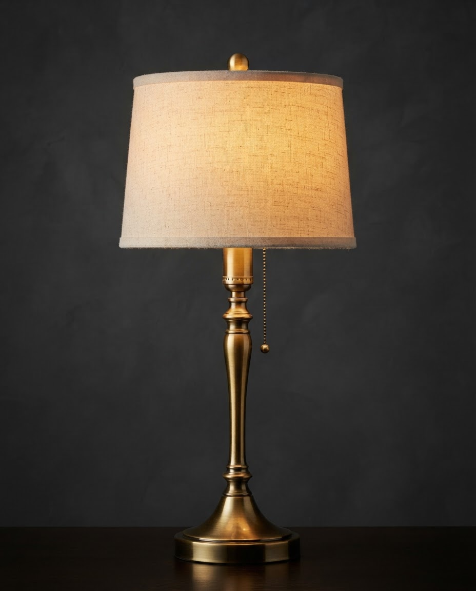 Messinglampe