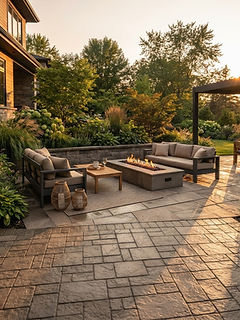 Poolside Patio — Travertine · 1,200 sq ft