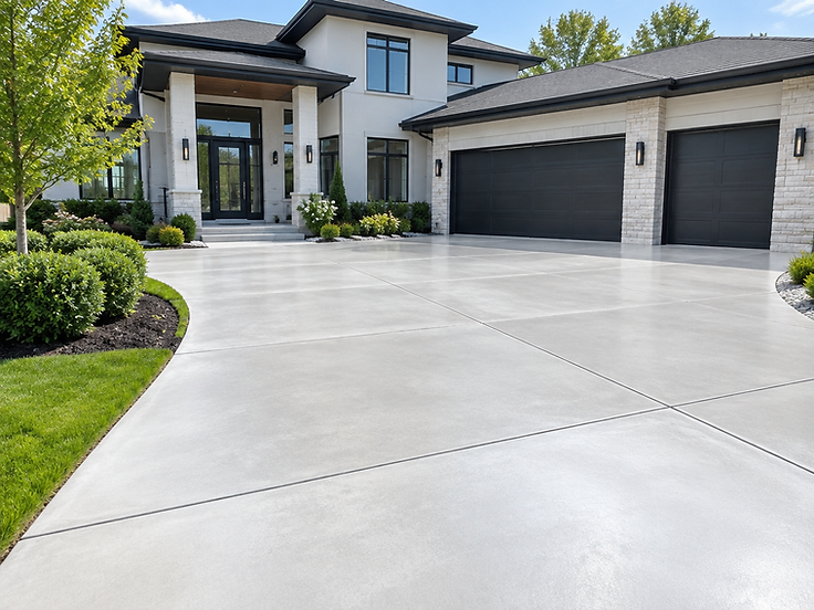 Driveway Restoration — after professional pressure washing