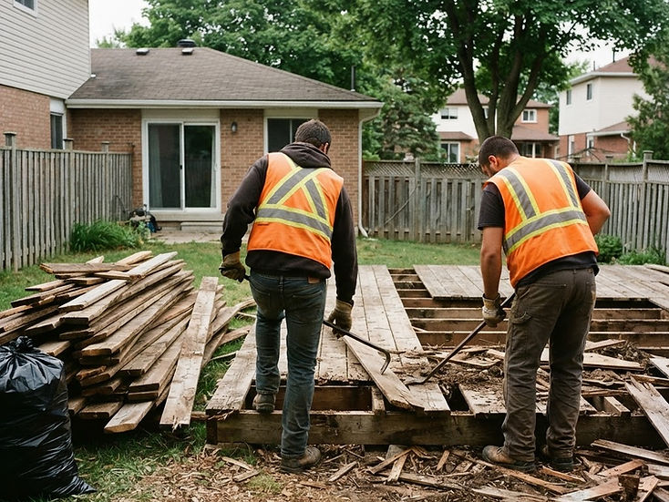 Deck Removal in Orleans, Ottawa