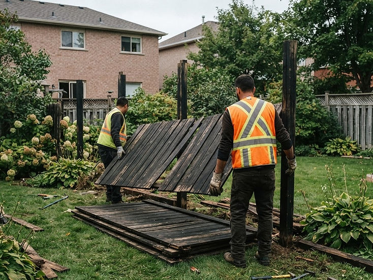 Fence Removal in Orleans, Ottawa