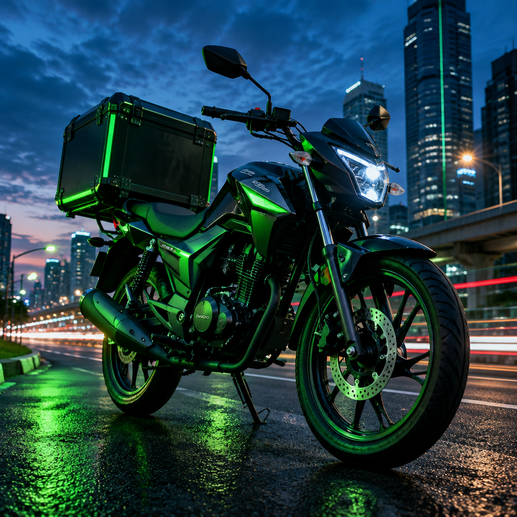 Moto urbana utilitária pronta para entrega