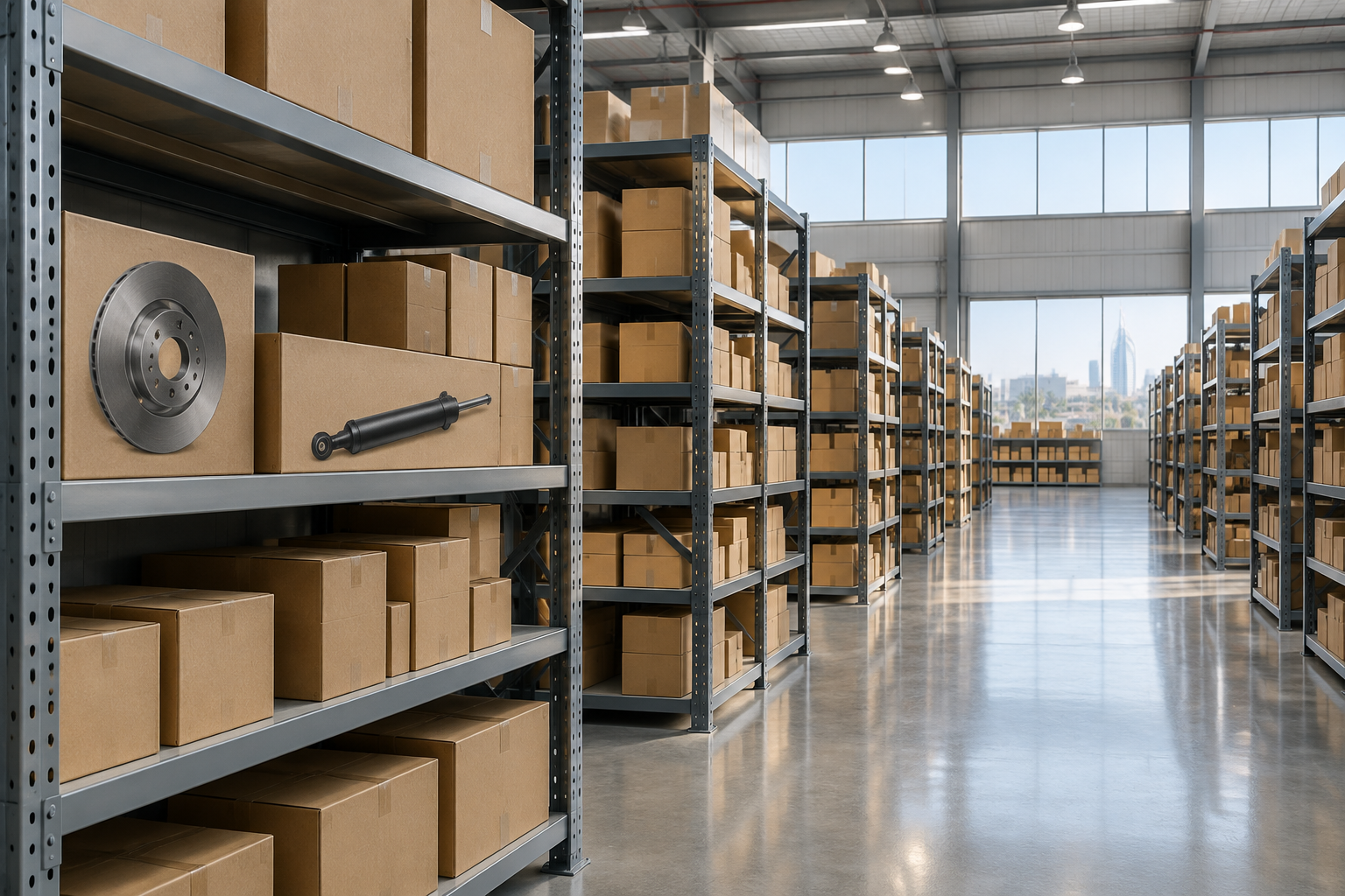 Way Auto warehouse in Sharjah Industrial Area 4