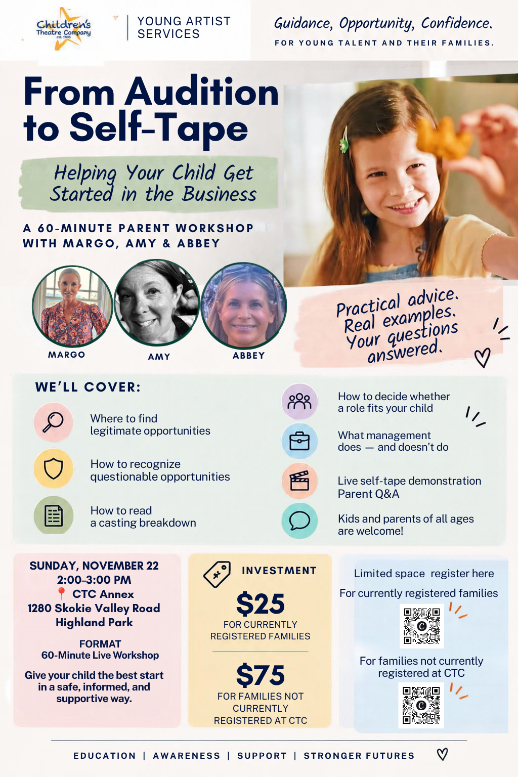 From Audition to Self-Tape flyer