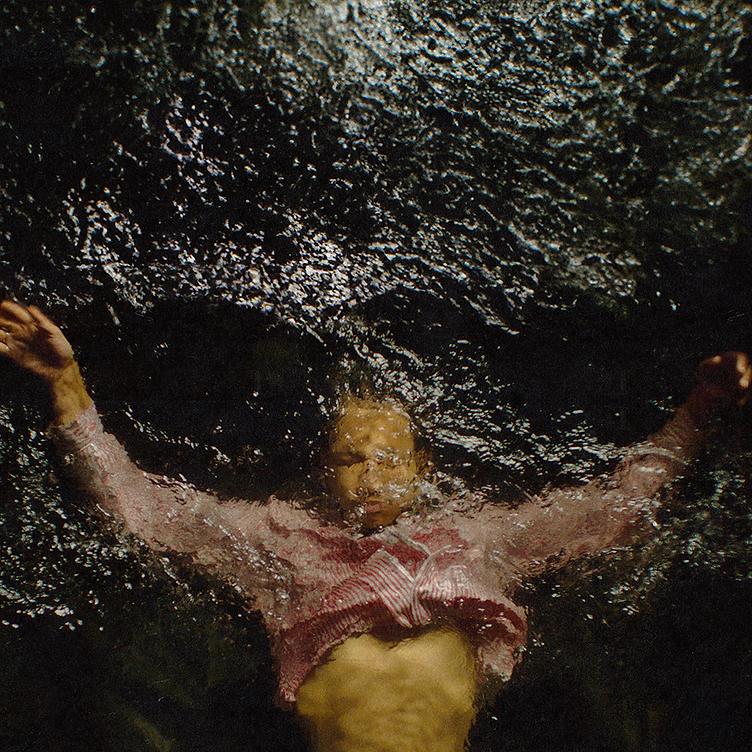Bathe — single cover, underwater portrait