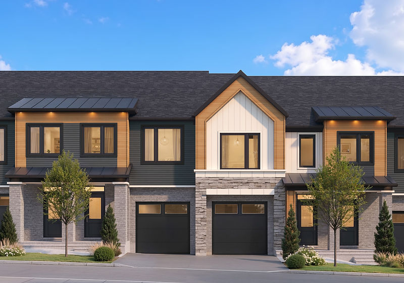 Artist's concept rendering of the Royal Ridge townhouse community on Rymal Road East, Hamilton