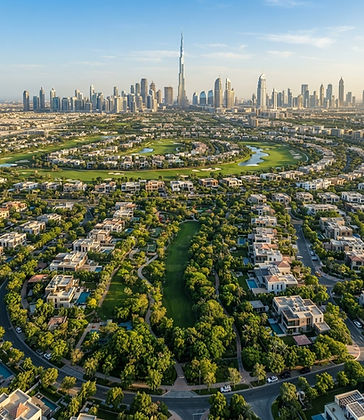 Nieruchomości Dubai Hills Estate — zielona dzielnica willowa z polem golfowym