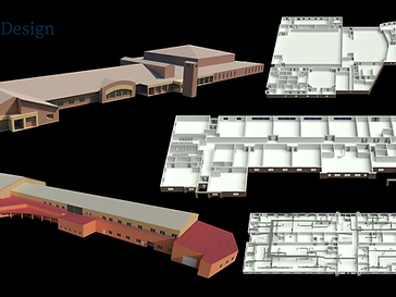 Building Exteriors & Floor Plan Set