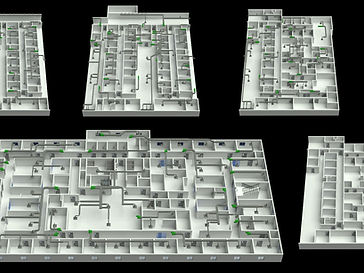 Mechanical Ductwork Floor Plans