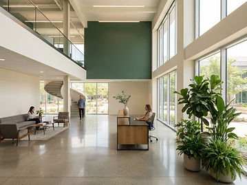 Office lobby repaint