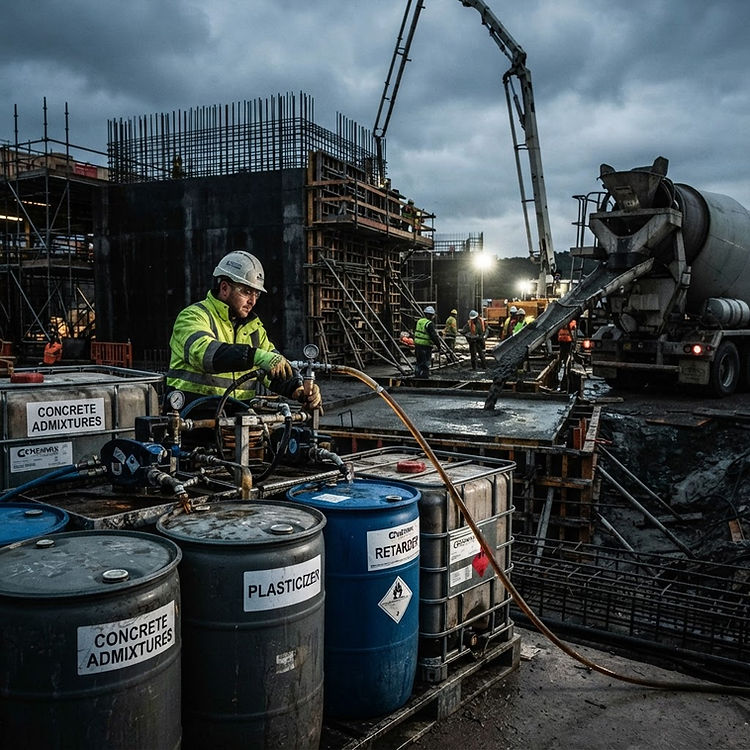 Aditivos químicos para concreto