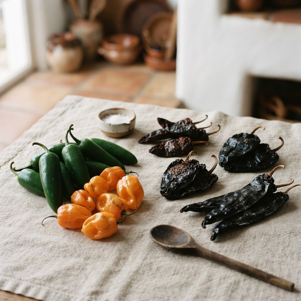 Chiles Frescos y Secos