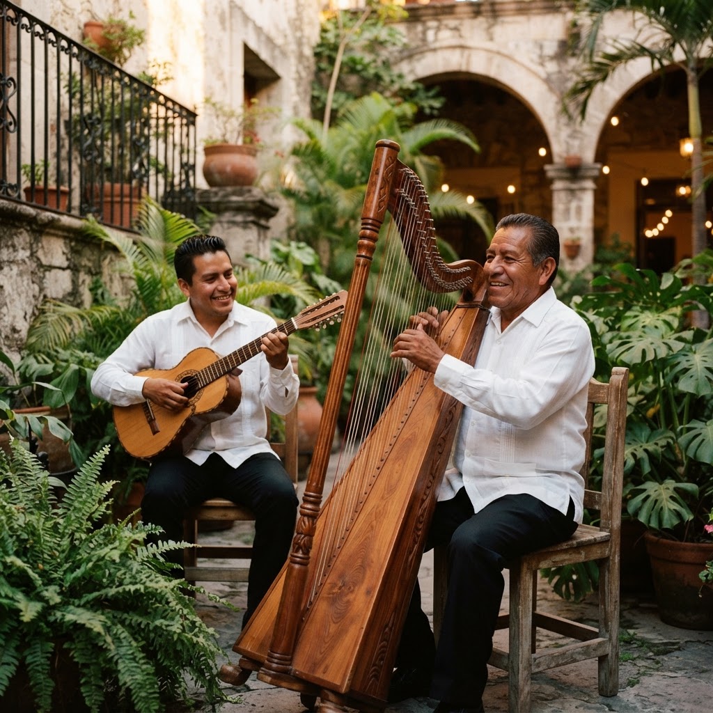 Músicos de son jarocho en Veracruz