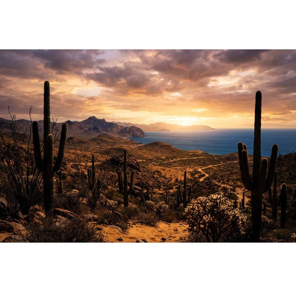 Desierto de Sonora y Mar de Cortés