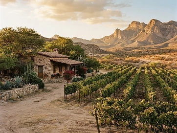 Casa de campo entre viñedos (renta mensual)