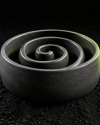 Basalt Slow-Feed Bowl