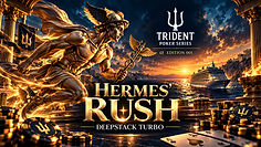 Deepstack Turbo tournament artwork: S$350 buy-in, Saturday 5 December 2026, 8:30 PM