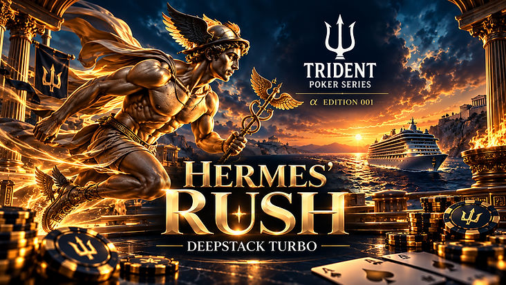 Deepstack Turbo tournament artwork: S$350 buy-in, Saturday 5 December 2026, 8:30 PM