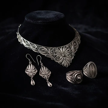 Collar de plata filigrana de Taxco