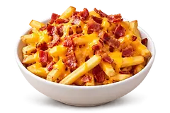 Frites cheddar bacon