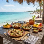 Restaurante de cocina del mar en la Quinta Avenida